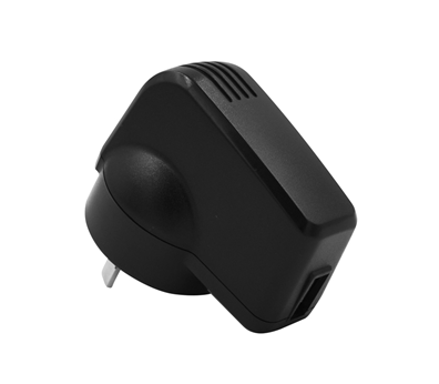 6W澳規usb側插電源(黑色)